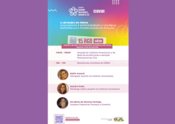 O objetivo do evento é permitir um espaço de diálogo e contato com experiências sobre o tema, considerando o Calendário de Diversidade da CGU. O processo de formação compõe tanto o Plano de Prevenção e Enfrentamento do Assédio e da Discriminação quanto o Plano de Integridade da Controladoria-Geral da União. A palestra vai acontecer no dia 15 de agosto de 2025, de 14h30 às 15h50, no auditório da CGU com transmissão via teams, com envio de perguntas.