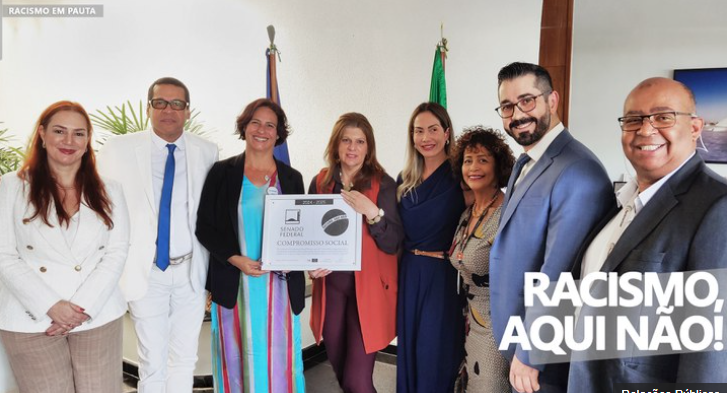 Senado adota selo de combate à discriminação racial