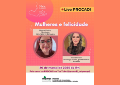 LIVE | Em comemoração ao Mês das Mulheres, a DIHPE/PROCADI convida você para uma live especial sobre 