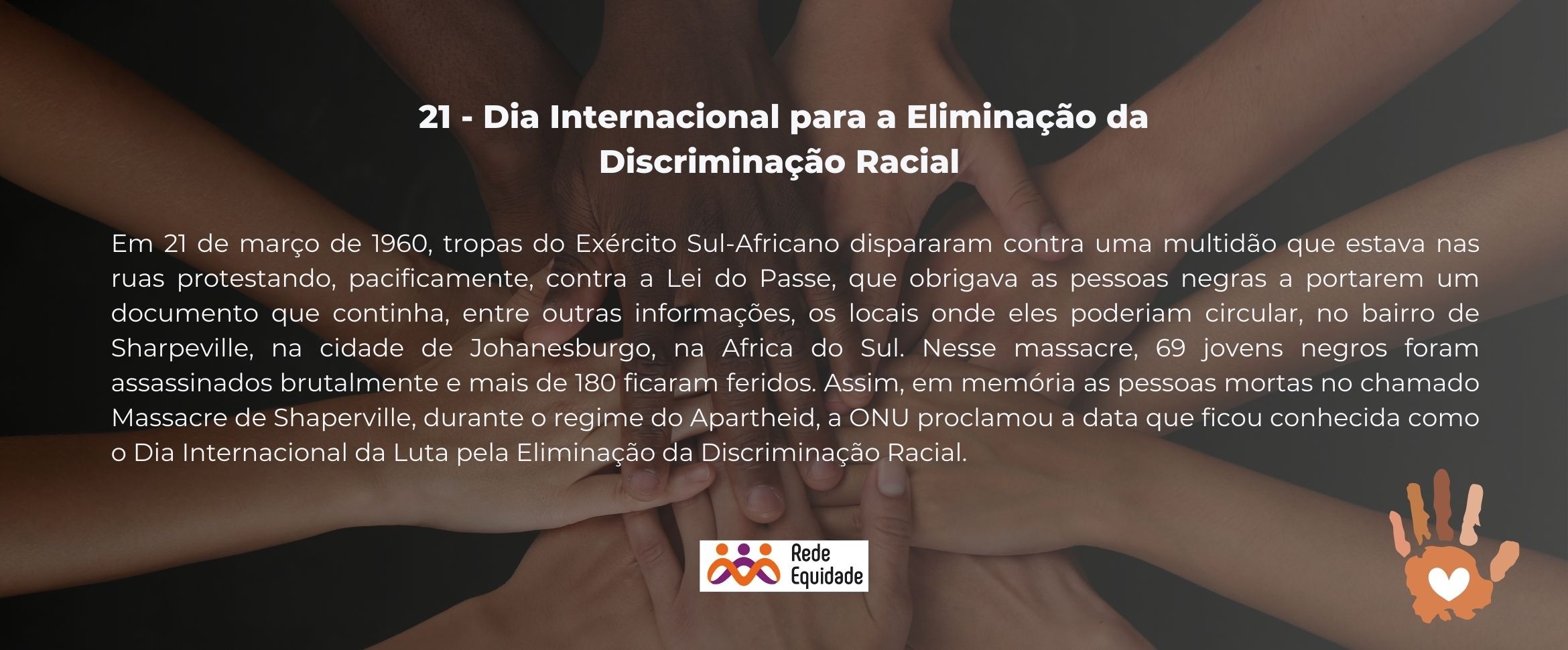 Dia Internacional para a Eliminação da Discriminação Racial