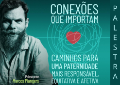 Palestra sobre paternidade responsável será às 15h com com o escritor Marcos Piangers