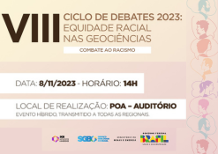 VIII CICLO DE DEBATES: Equidade Racial na Geociências